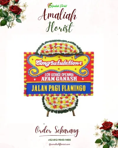 Bunga Papan Congratulation di Romokalisari